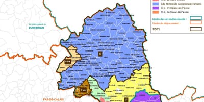 نقشہ کے للی / arrondissement